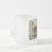 Danke - Steintatzen - GoldenDoodle Mattglastasse (Vorderseite Links)
