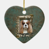 Danke - Steintatzen - Kavalier Keramik Ornament (Hinten)