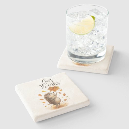 Danke Steinuntersetzer (Seitenansicht)