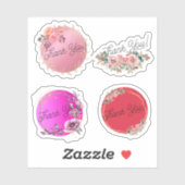 Danke, Sticker (Blatt)