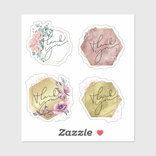 Danke, Sticker (Blatt)