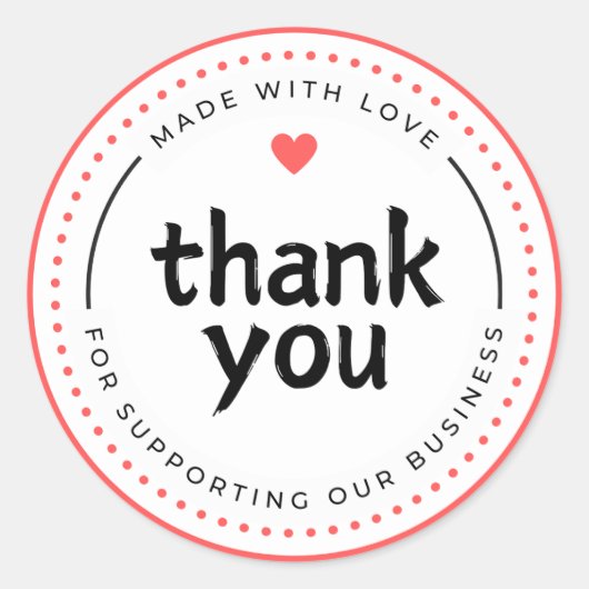 Danke, Sticker (Vorderseite)