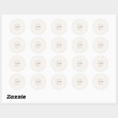 Danke Sticker rosa creme regenbogen (Blatt)