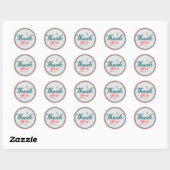 Danke Stickers (Blatt)