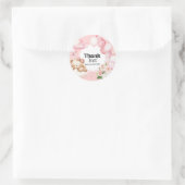 Danke Stickers Baby Dusche Pink (Tasche)