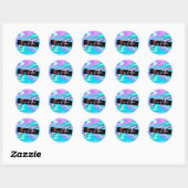 Danke Stickers Bold Vibranly Holographic (Blatt)