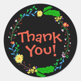 Danke Stickers - Funky Floral