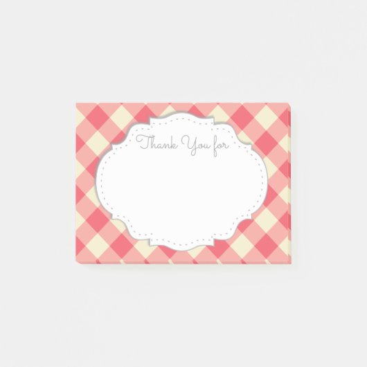 Danke, Sticky Notes Post-it Klebezettel (Vorderseite)