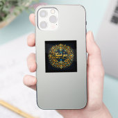 Danke | Stilvolles Dankeschön-Design Aufkleber (Telefon)