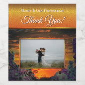 Danke Sunset 2584 Weinetikett (Einzelnes Label)