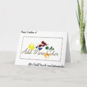 Danke - Sunset Card (Rückseite)