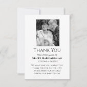 Danke, Sympathy Card, Loss Dankeskarte (Vorderseite)