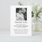 Danke, Sympathy Card, Loss Dankeskarte (Stehend Vorderseite)