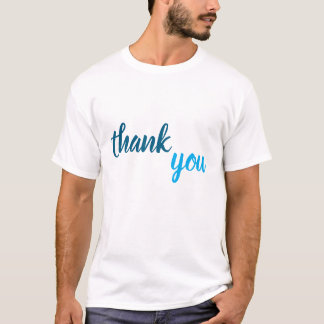 Danke T-Shirt | Minimalistisches Dankbarkeitsdesig
