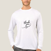 Danke T-Shirt Tri-Blend Shirt (Vorderseite)
