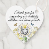 Danke Tags, Tiger Gefallen Tags Geschenkanhänger (Rückseite)