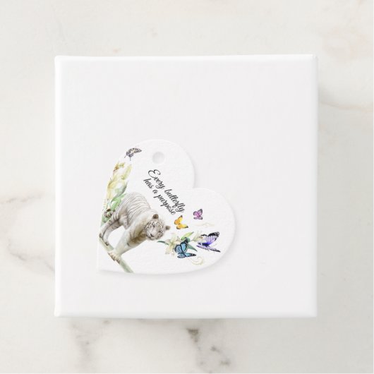 Danke Tags, Tiger Geschenkanhänger (Beispiel)