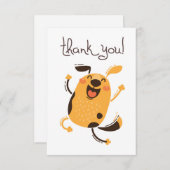 Danke, Tanz Dankeskarte (Vorne/Hinten)