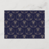 Danke Tarot Moon Crystals Hearts Wedding Cards Begleitkarte (Rückseite)