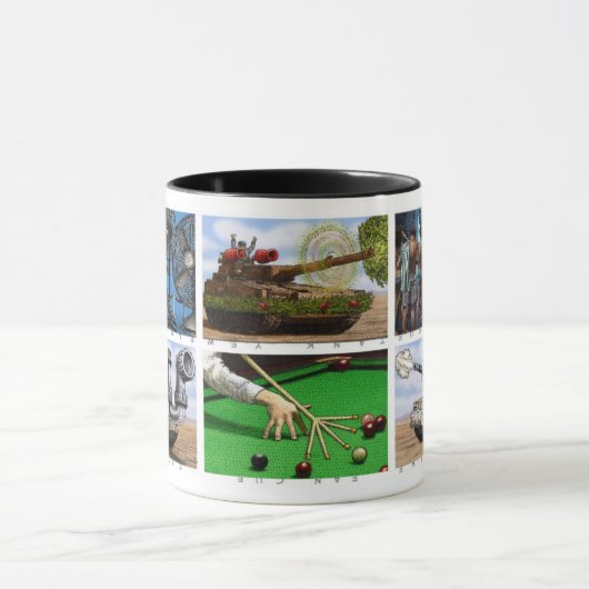 Danke Tasse mit 6 verschiedenen (Zentrum)