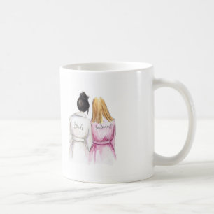 DANKE Tassen-schwarze Brötchen-Braut-blondes Kaffeetasse