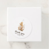 Danke Teddy Bear Gender Neutral Baby Dusche Geschenkanhänger (Beispiel)