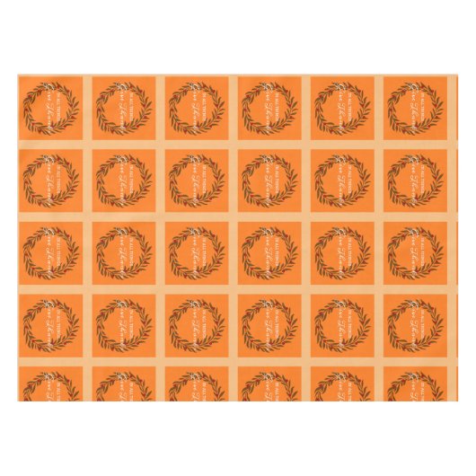 Danke Tischdecke (Vorderseite (Horizontal))