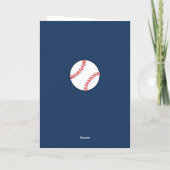 Danke Trainer Baseball Foto (Rückseite)