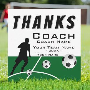 Danke Trainer Fußballspieler Extra Größe