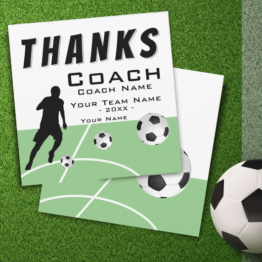 Danke Trainer Fußballspieler Extra Größe