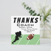 Danke Trainer Fußballspieler Extra Größe (Stehend Vorderseite)
