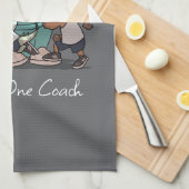 Danke Trainer Geschenk Wombat Sporttrainer Kunstwe Geschirrtuch (Viertel Falte)