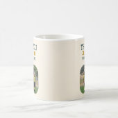Danke Trainer mit Teamname Foto Kaffeetasse (Mittel)