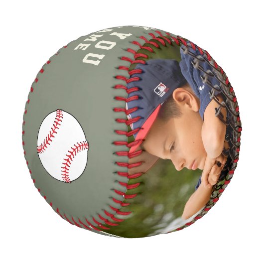 Danke Trainer Team Name Nummer Foto Baseball (Schrägansicht)