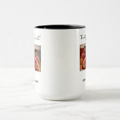 Danke Trainer Teamname Foto Unterschrift Tasse (Zentrum)