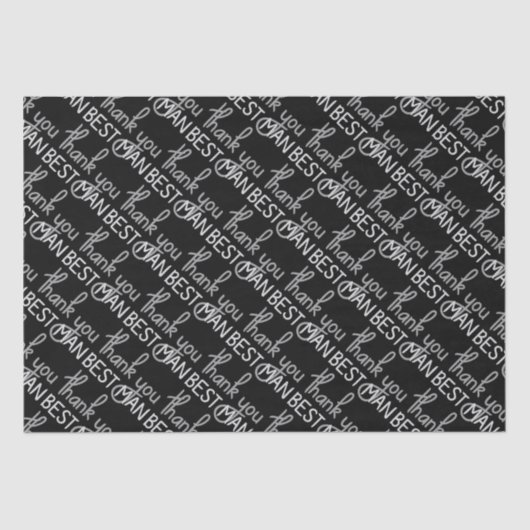 Danke Trauzeuge Seidenpapier (Vorderseite)