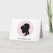 Danke Trauzeugin Wedding Card (Rückseite)