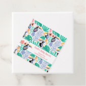 Danke Tropical Toucan Bird Baby Dusche Geschenkanhänger (Beispiel)