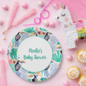 Danke Tropical Toucan Bird Baby Dusche Pappteller (Party)