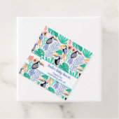 Danke Tropical Toucan Bird Baby Geschenkanhänger (Beispiel)