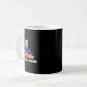 Danke Trump ist Präsident Erntedank Funny Kaffeetasse (Vorderseite Links)