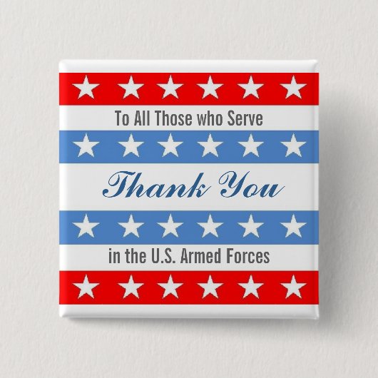 Danke Truppen Button (Vorderseite)