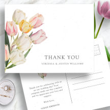 Danke, Tulip Postcard