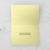 Danke, Tulips Delicate Watercolor Dankeskarte (Innenseite)