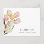 Danke Tulpen Postkarte (Vorderseite)