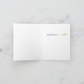 Danke tweeten E.-Karte (Innenseite)