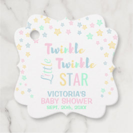 Danke Twinkle Twinkle Little Star Baby Dusche Geschenkanhänger