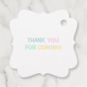 Danke Twinkle Twinkle Little Star Baby Dusche Geschenkanhänger (Rückseite)