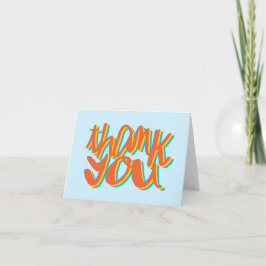 Danke, Typ, blau, puder Dankeskarte