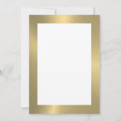 Danke Typografie, Gold auf weißem Hintergrund (Rückseite)